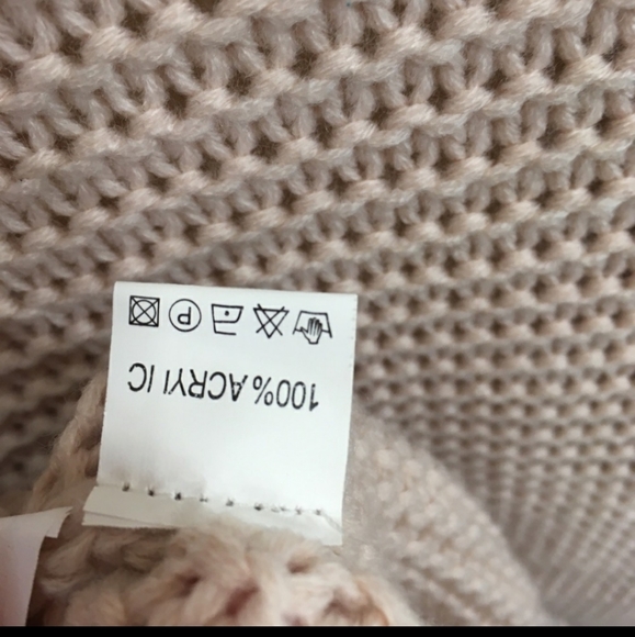 Simply Couture Bubble Knit Pom Pom Sleeve Cardigan - Picture 4 of 4